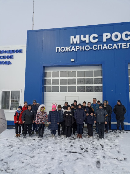 Встреча обучающихся МБОУ "Богородская ООШ" с сотрудниками МЧС..